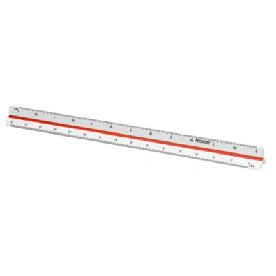 Afbeelding van Westcott schaallat, 30 cm, 1:2,5; 1:5, 1:10; 1:20; 1:50 en 1:100
