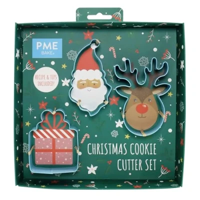 Afbeelding van PME Kerstman koekjessnijders set met 3 stuks