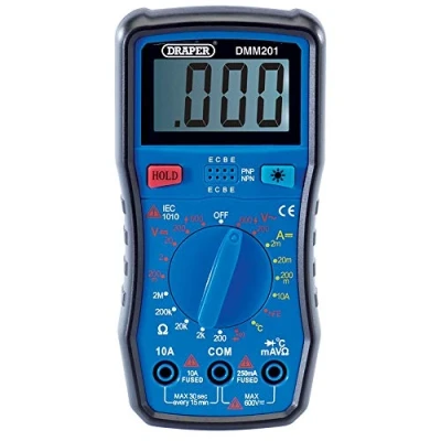 Afbeelding van DRAPER Dmm201 Digitale multimeter, blauw