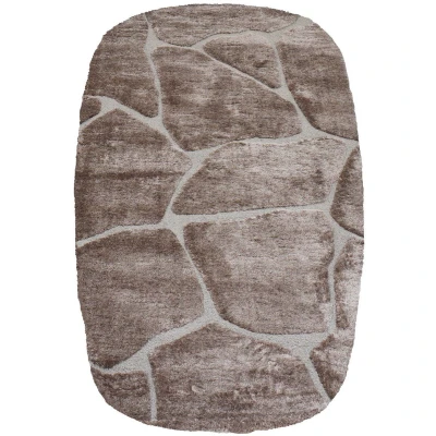 Afbeelding van Veer Carpets Vloerkleed Macy Bruin Rounded Corners 200 x 290 cm