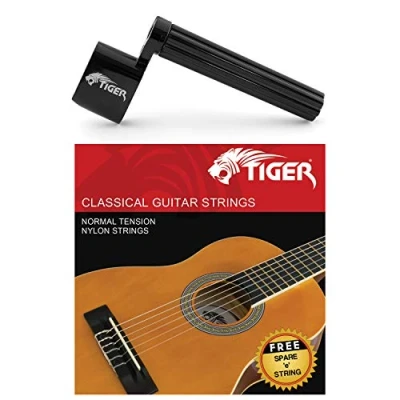 Afbeelding van TIGER klassieke gitaar snaren &amp; string Winder Pack