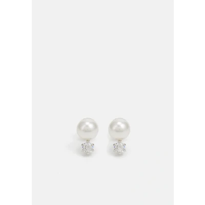 Afbeelding van Swarovski dames Matrix oorknopjes met kristal in de kleur Zilver