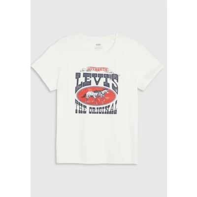 Afbeelding van Levi&#039;s THE Perfect TEE Tshirt print, Dames, Maat: XS, horse poster sugar swizzle
