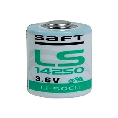 Afbeelding van Saft LS14250 1/2 AA 3,6 V Li SOCl2 batterij (5 pack) wit/groen