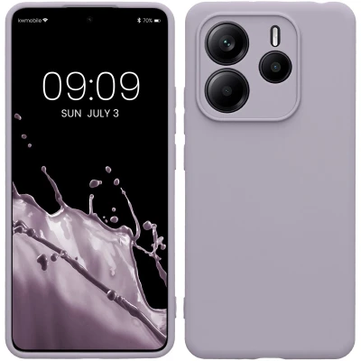 Afbeelding van kwmobile telefoonhoesje geschikt voor Xiaomi Redmi Note 14 5G Hoesje smartphone Precisie camera uitsnede In lavendel