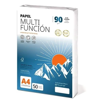 Afbeelding van A4 vellen, 90 g, 50 multifunctioneel papier voor printers, folies laser en inkjetprinters, kopieerapparaat kantoor, schoolbenodigdheden, verpakking met folie, uur