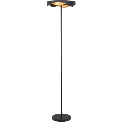 Afbeelding van Moderne Design Vloerlamp Zwart Goud Ascoli