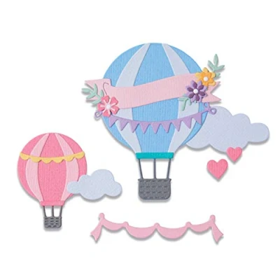 Afbeelding van Sizzix Thinlits Die Set 6PK Festive Bouquet 665565 Tim Holtz (09 21)