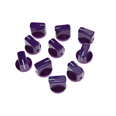 Afbeelding van Dopro 10Pcs Gitaar AMP Effect Pedaal Knoppen Pointer Knop Met Set Schroef Paars
