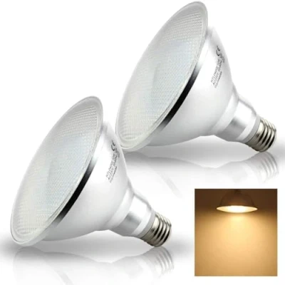 Afbeelding van Pak van 2 LED 15W E27 spot PAR38 reflector spotlight lamp warm wit 1400lm Eqv. tot 150 W halogeenreflectorlampen