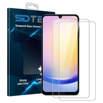 Afbeelding van SDTEK *2 Pack Screen Protector Compatibel met Samsung Galaxy A25 / A24, Gehard Glas Premium Guard