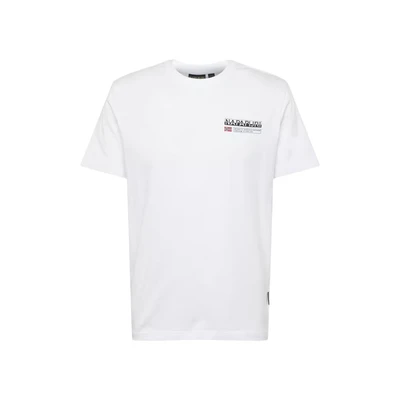 Afbeelding van Napapijri Tshirt basic, Heren, Maat: Small, Bright white