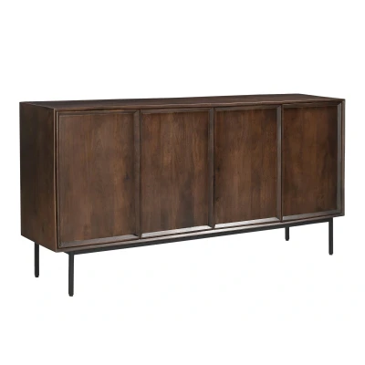 Afbeelding van Livingfurn Dressoir Ravenstein 180 cm Bruin
