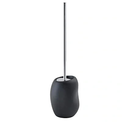 Afbeelding van Toiletborstelhouder Sapho Iside Vrijstaand 12x45.8x11.6 cm Polyresin Mat Zwart