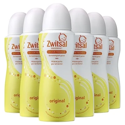 Afbeelding van 6x Zwitsal Original Deospray 100ml kopen? Nu in de aanbieding bij Voordelig