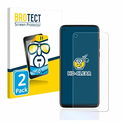 Afbeelding van BROTECT (2 Stuks) Schermbeschermer voor Motorola Moto G8 Power Screen Protector Transparant