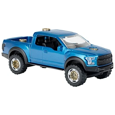 Afbeelding van Theo Klein 3312 2017 Ford F 150 Raptor schroefauto, 3 in 1 bouwset voor minimaal 4 modellen Incl. schroevendraaier Speelgoed kinderen van jaar en ouder,39 x 7.50 31 cm