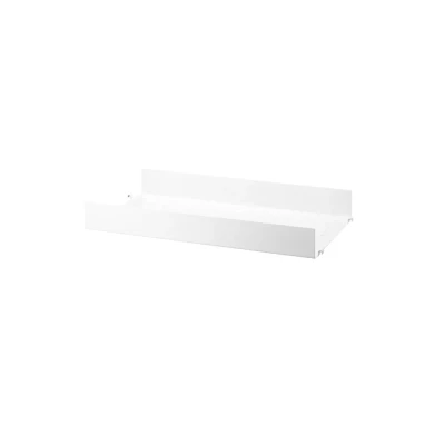 Afbeelding van String Furniture Metal Shelf High Edge 58x30 1 pack Wit