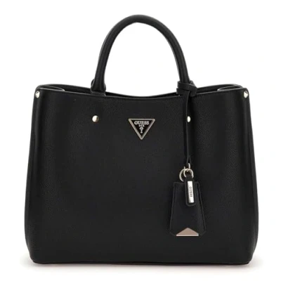 Afbeelding van GUESS schoudertas Meridian II Girlfriend Satchel Black zwart