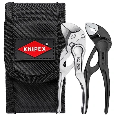 Afbeelding van Knipex Gereedschap 00 20 72 V04 XS 2 stuks mini tangenset in riemzakje