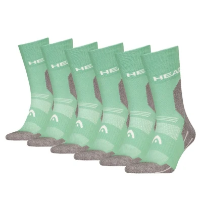Afbeelding van 6x HEAD All Climates Hiking Crew Licht Groen 39/42