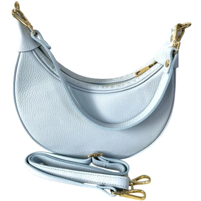 Afbeelding van Tas Schoudertas Cross Body Leer Blauw Babyblauw Lichtblauw Afneembare riem Zomer Trend
