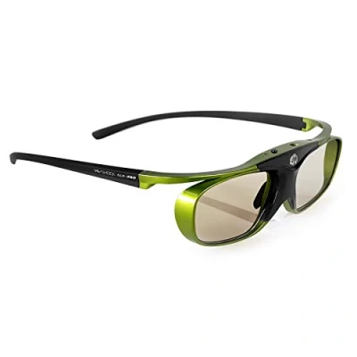 Afbeelding van Hi Shock DLP Pro Lime Heaven Link 3D actieve bril voor beamer van Acer, BenQ, Optoma, Viewsonic, compatibel met PPA5610/E4W (96 200 Hz), accu, 32 g, oplaadbaar