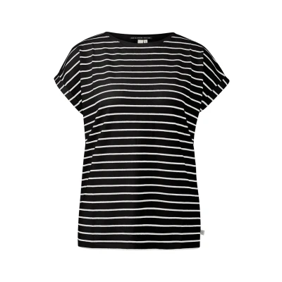 Afbeelding van QS Tshirt print, Dames, Maat: Large, Schwarz