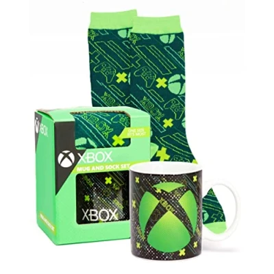 Afbeelding van Xbox mok en sokken One Size Gaming Controller 11oz Cup Game Gifts