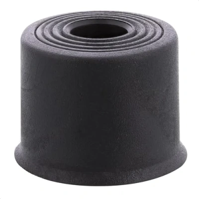 Afbeelding van WAGNER vloerdeurstopper/wanddeurstopper VULKANO SMALL diameter Ø 35 x 25 mm, buffer van hoogwaardig rubber, zwart, om te schroeven Made in DE 15523321