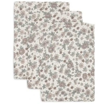 Afbeelding van Jollein Retro Flowers 3 Stuks Hydrofiel Washandjes 536 848 67045