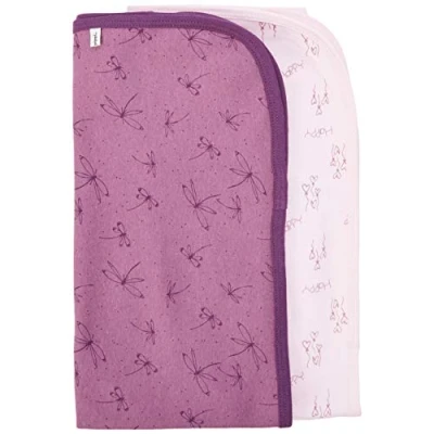 Afbeelding van Pippi Babydeken 2 pack diep purple