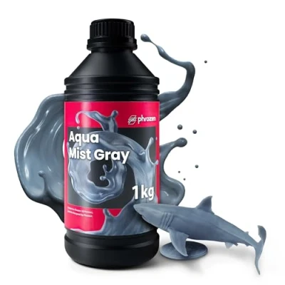 Afbeelding van Phrozen Aqua Standard 3D Printer Resin 405nm Standaard hars voor LCD/MSLA/DLP Lage viscositeit, gemakkelijk te printen Mist Grijs (1kg)