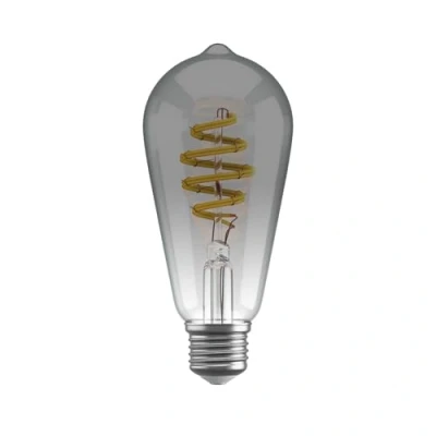 Afbeelding van Hombli Smart Filament Bulb E27 ST64 Smokey Edison Warm wit licht Vintage look Wifi 1 Stuk