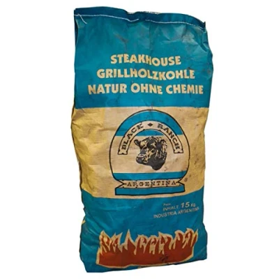 Afbeelding van Black Ranch Quebracho Houtskool 15 Kg Grijs Aanmaken