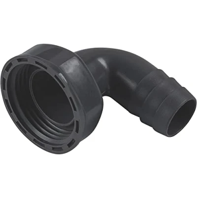 Afbeelding van Cornat Rezyklat slangaansluiting 90 aftak 1 inch IG Ø 21 mm 23 gemaakt van gerecyclede kunststoffen Made in Germany kwaliteit/hoekmachineaansluiting / TEC356394R