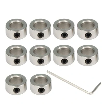 Afbeelding van Befenybay 10 stuks borgringen 6 mm asborgring T6 schroefdraadbeveiligingsring voor CNC onderdelen (6 zilver)