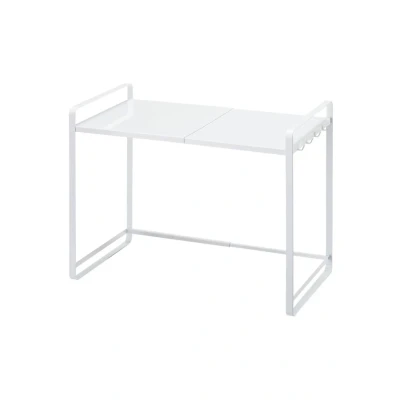 Afbeelding van Yamazaki Opbergrek Tower Keuken Organiser Uitschuifbaar Wit 47,5x35x50cm
