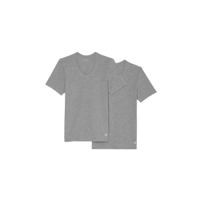 Afbeelding van Marc O&#039;Polo 2PACK Essentials Hemd, Heren, Maat: Small, Grau