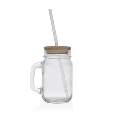 Afbeelding van Versa kruik bamboe glas polypropyleen