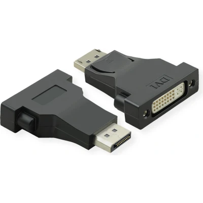 Afbeelding van Value 12.99.3157 DisplayPort kabel / DVI Adapterkabel stekker, D 24+1 polige bus 0.15 m Zwart
