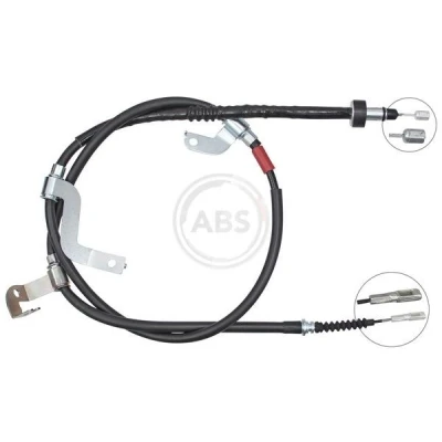 Afbeelding van A.B.S. K17513 Handremkabel 1760mm Schijfremmen