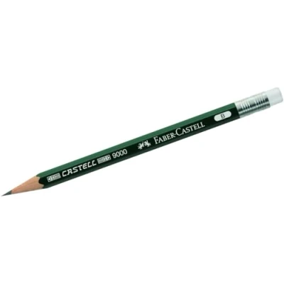 Afbeelding van Faber Castell 3 x reservepotlood voor Perfect Pencil 9000 B met gum