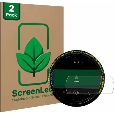 Afbeelding van ScreenLeaf Screenprotector voor Mini Cooper 2021 Infotainment System 8.8&quot; Duurzame schermbescherming Folie Beschermfolie transparant (2 Stuks)