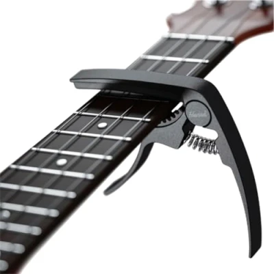 Afbeelding van HAVENDI® capo voor gitaar + 3 plectrums eenvoudige bediening westerngitaar, akoestische gitaar, concertgitaar, elektrische &amp; ukelele