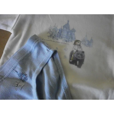 Afbeelding van duo pack petit bateau , onderhemd + slip 8 jaar 126