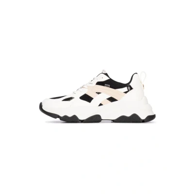 Afbeelding van Posh by Poelman GIGI Sneakers laag, Dames, Maat: 36, White with combination Kunststof