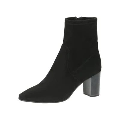 Afbeelding van CAPRICE Enkellaarsjes 9 25311 43 G breedte, Black Stretch, 40 EU