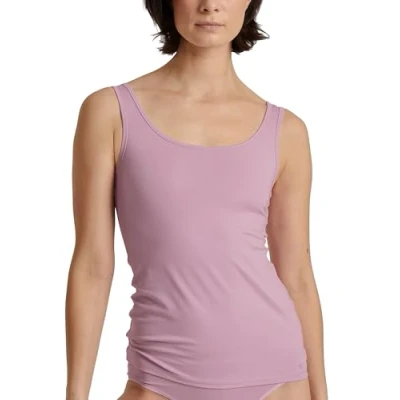 Afbeelding van CALIDA Natural Comfort tanktop voor dames, met ronde hals, fragrant lila, 36/38 NL