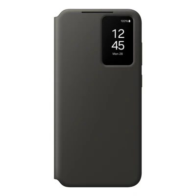 Afbeelding van Samsung Smart View Wallet Case Geschikt voor Galaxy S24 FE Zwart